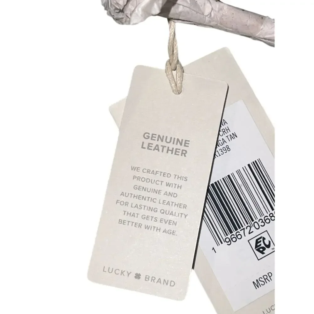 Lucky Brand Koda Leather Wallet Topanga Tan NWT Boho minimalist staple capsule